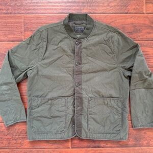 J Crew Wallace & Barnes Onion Quilted Jacket - Size Large - Olive